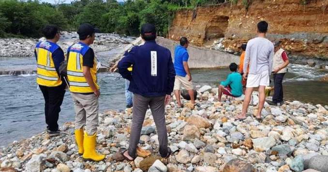 BPBD Bengkulu Selatan Bersama BWS Sumatera 7 Survei Lokasi Banjir